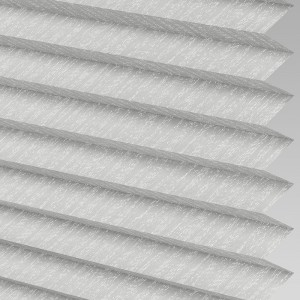 INTU Blinds Ribbons asc Micro Silver Pleated Blinds