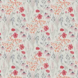 Meadow Flower Redcurrant Roller Blind